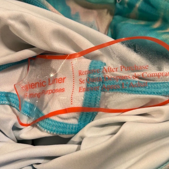 NWOT Johnny Was Calme Aqua Keys Paddle Pants Tie Dye Leggings Size XS - Picture 7 of 7